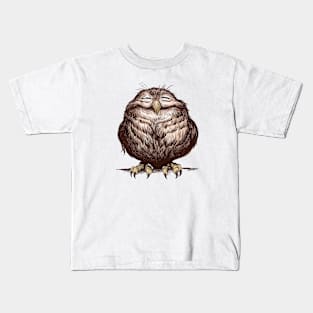 Tiny Owl Ball Kids T-Shirt